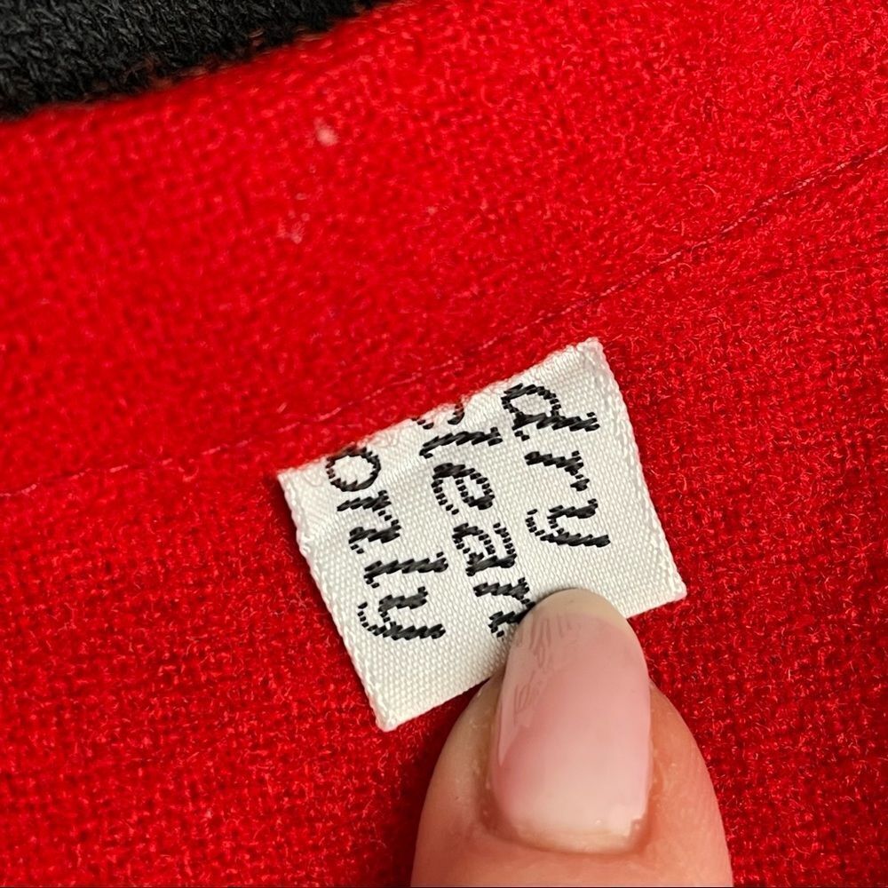 Vintage Pendleton Red 100% Wool Button Front Shir… - image 7